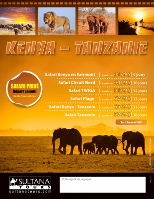 Kenya - Tanzanie - Safari priv&eacute;