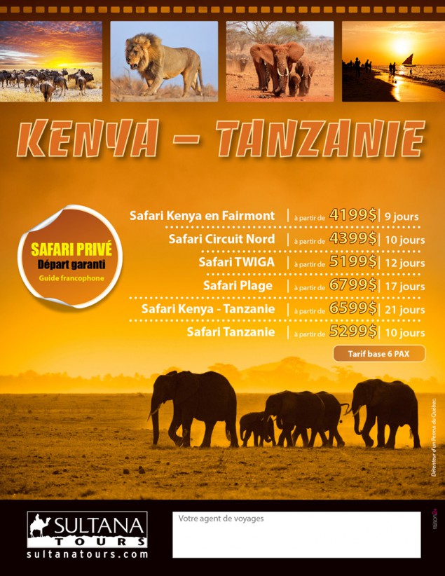 Kenya - Tanzanie - Safari priv&eacute;